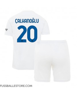 Günstige Inter Milan Hakan Calhanoglu #20 Auswärts Trikotsatzt Kinder 2023-24 Kurzarm (+ Kurze Hosen)